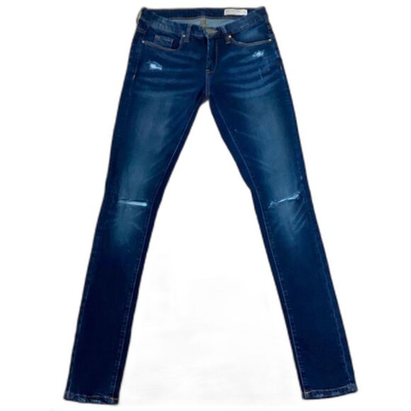 BlankNYC Jeans Women’s Size 25 Color Blue Skinny Classique Distressed Jeans - Picture 1 of 8